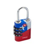 Candado 30Mm Tsa Maleta De Viaje Bandera Chile Odis-1774557831504