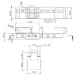 Candado Para Contenedor Desmontable T6500 Odis-1774558048473