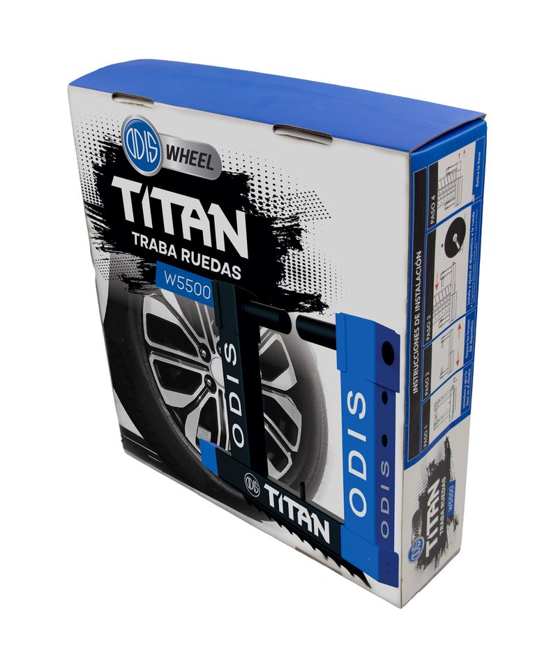 Traba Rueda Para Vehiculo W5500 Azul/Negro Odis-1774558176828