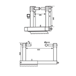 Traba Rueda Para Vehiculo W5500 Azul/Negro Odis-1774558177666