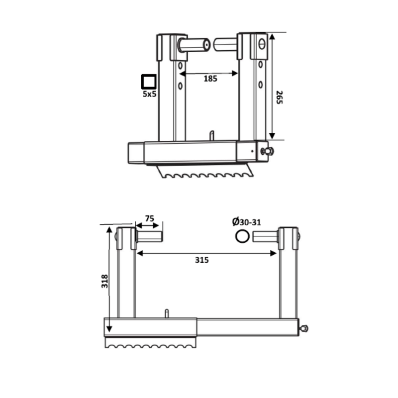 Traba Rueda Para Vehiculo W5500 Azul/Negro Odis-1774558177666