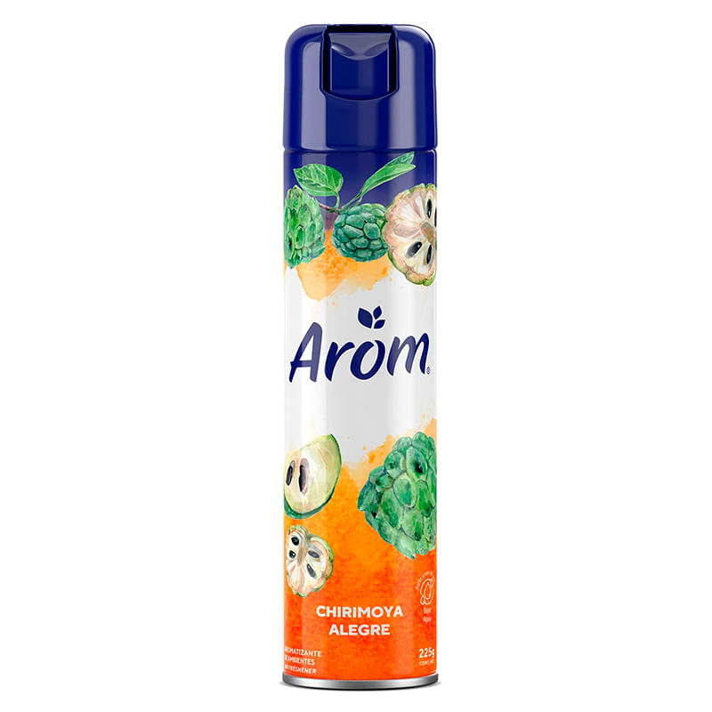 Desodorante Ambiental Aerosol 225Grs Chirimoya Alegre Arom-1774567098130