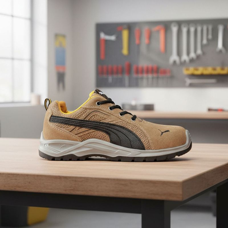 Zapato De Seguridad Omni Low Brown Puma-1774726432853