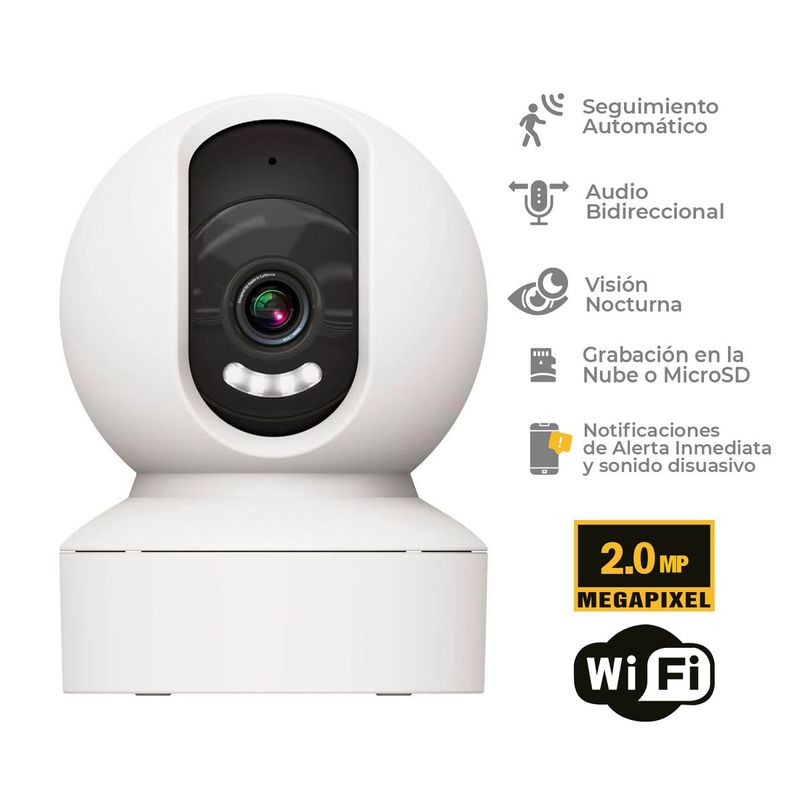 Camara De Seguridad Interior 2Mp Wifi Veloti-1774989955698