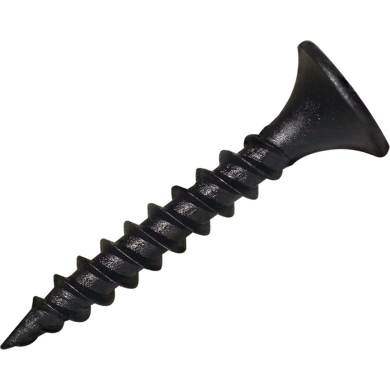 Tornillo volcanita 6x1Hilo Fino Negro 500 Unidades Imporper-1775600305243