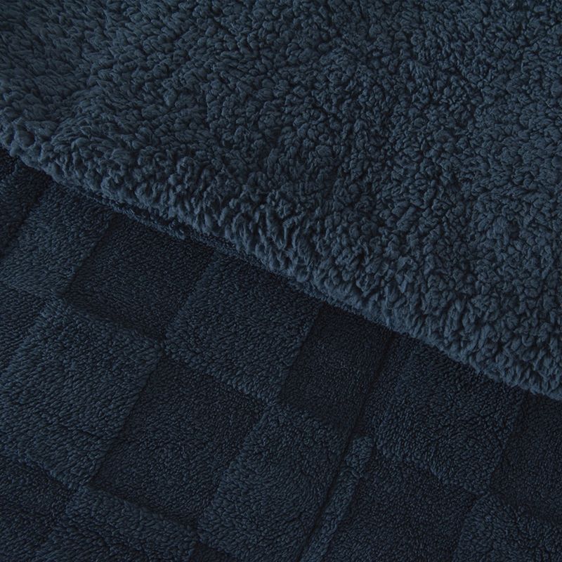 Plumon King Jacquard Sherpa Cuadrado Azul Mashini-1776358115859