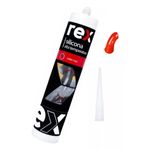 Silicona Alta Temperatura Roja 300Ml Rex-1776875607029