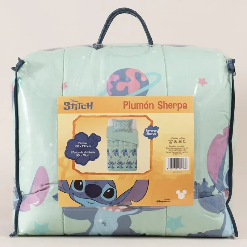 Plumon 1.5 Plaza Sherpa Stitch Disney Mashini-1777298560886
