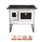 Cocina a Leña Calbuco L 70 Blanca 72X56CM + Kit de Instalación-1742313819834