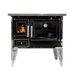 Cocina A Leña 92*62Cm Con Kit Negra Alcazar-1739211244085