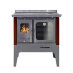 Cocina A Leña Europea S-800 Burdeo + Kit de Instalación Alcazar-1742314404231