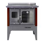 Cocina A Leña Europea S-800 Burdeo + Kit de Instalación Alcazar-1742314435319