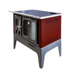 Cocina A Leña Europea S-800 Burdeo + Kit de Instalación Alcazar-1742314451641