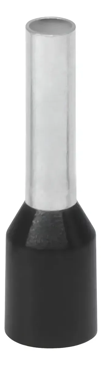 Ferrule Aislado Negro 6.00Mm 10Awg 100 Unidades-1778097668577