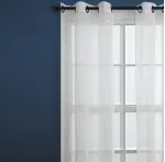 Velo Cortina 135X220Cm Texturizado D4 2 Paños Doral-1778098238816