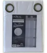 Velo Cortina 135X220Cm Texturizado D4 2 Paños Doral-1778098231231