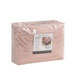 Sabana 2 Plazas Polar Coral Rosada Lisa Chantilly-1778098616652