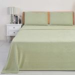 Sabana 2 Plazas Polar Coral Verde Lisa Chantilly-1778098668928
