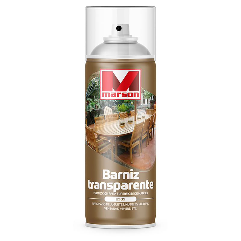 Pintura En Spray Barniz Transparente 350Ml Marson-1778531263445
