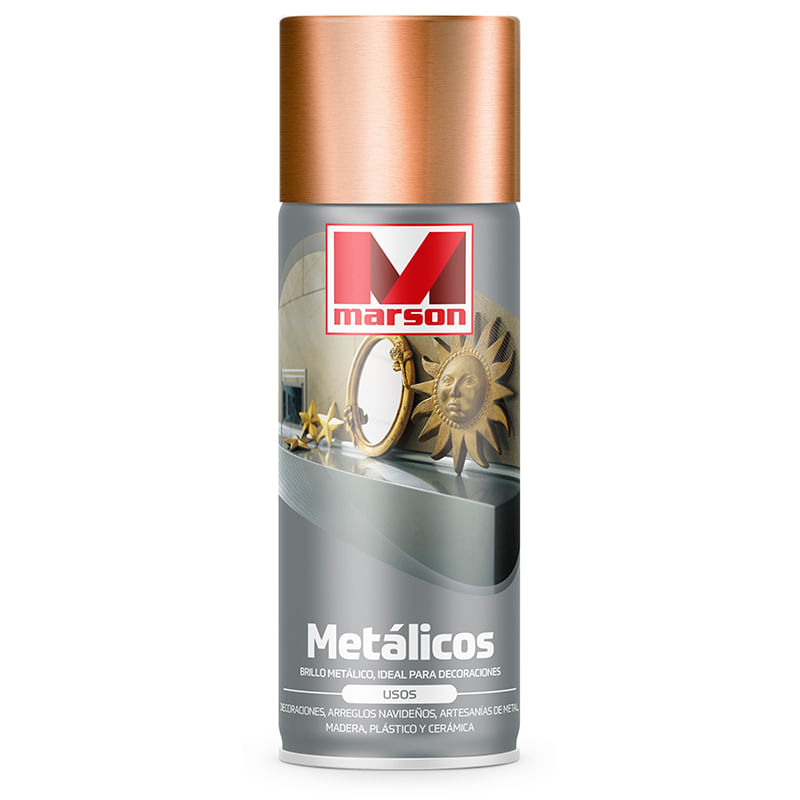 Pintura En Spray Esmalte Metalizado 350Ml Marson-1778535360722