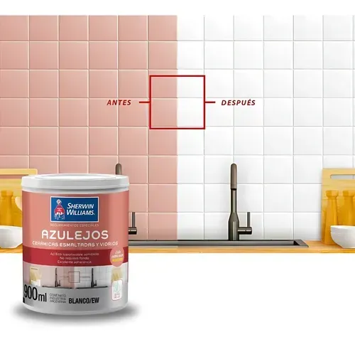 Esmalte Para Azulejo 1/4Gl Blanco Sherwin Williams-1752078259902