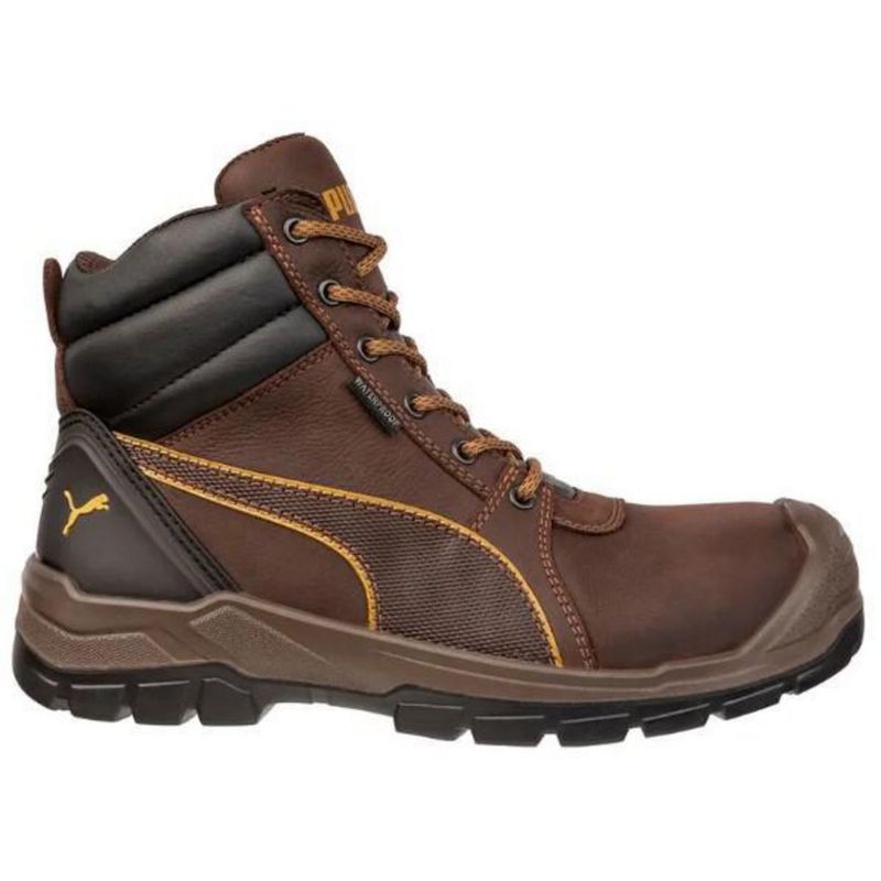 Zapato De Seguridad N40 Tornado Brown Cafe Puma-1778603396363