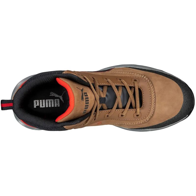 Zapato De Seguridad N41 Rapid Brown Cafe Puma-1778603306246