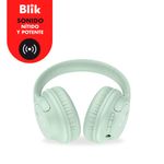 Audifono Inalambricos Con Bluetooth Over Ear Soul 250 Verde Blik-1781279246809