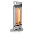 Estufa Electrica Fibra De Carbono Silver 1000W 120K6 Oscilante Kendal-1781279407405