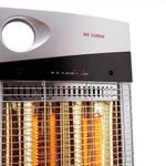 Estufa Electrica Fibra De Carbono Silver 1000W 120K6 Oscilante Kendal-1781279401656