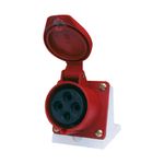 Enchufe Hembra 16A 380V 3Pnt Sobrepuesta Ip44 Lexo-1781280067321