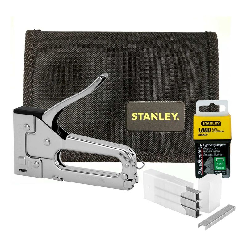 Engrapadora Tr-45 + Grapas + Estuche Tr45Kc Stanley-1781280468640