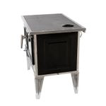 Cocina a Leña Calbuco L70 Negra + Kit de Instalación-1742313974891
