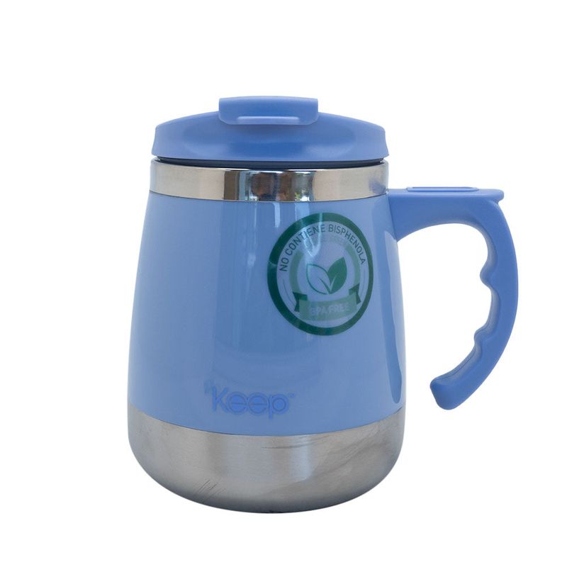 Termo De Agua Mug Outdoor 400Ml Lila Keep-1781875583331