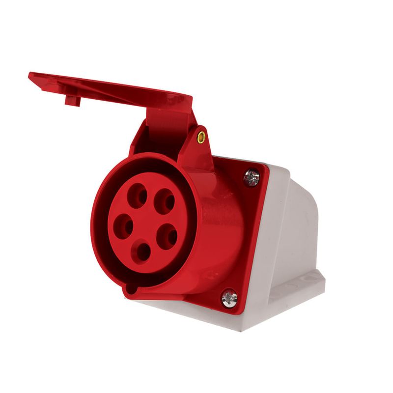 Enchufe Hembra 32A 380V 3P+N+T Sobrepuesta Ip44 Lexo-1782164176761