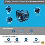 Generador Inverter A Gasolina 3.5Kva 220V Egg4500Io Hylux-1782165855700
