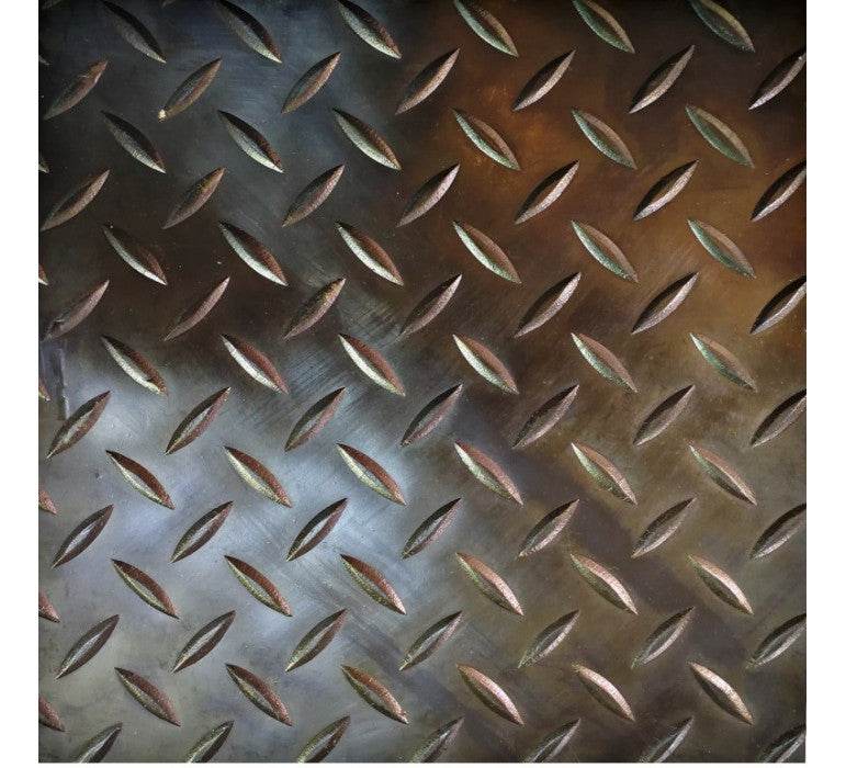 Piso Goma Antideslizante Diamantado 3Mmx1Mt Negro Ebt-1782166284381