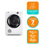 Secadora De Ropa 7Kg Carga Frontal 7D Bzg Pro Blanca Mademsa-1782166426906