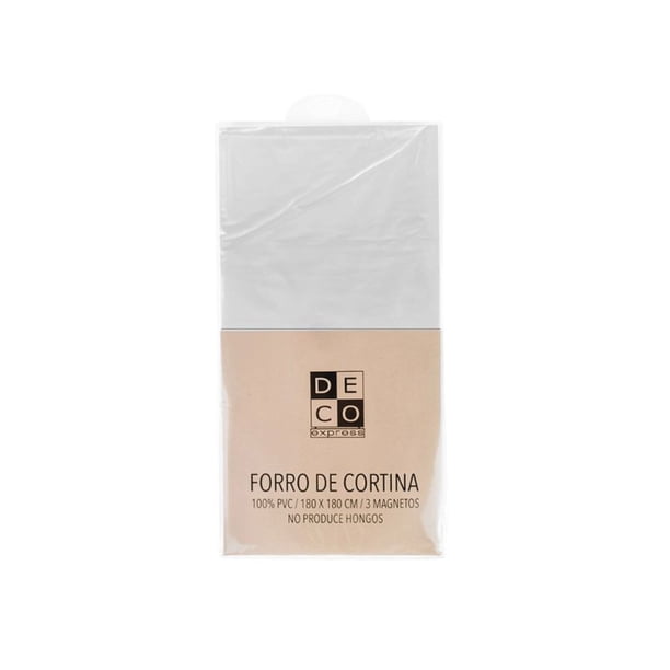Forro Cortina Baño Peva 1.80X1.80 Transparente Deco-1782166889877