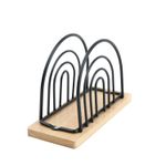 Servilletero Negro 13X5X9.2Cm Metal Arcos Homewell-1782222683495