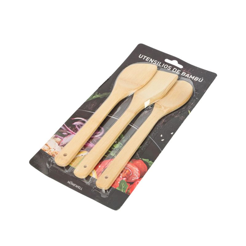 Utensilios De Cocina Bambu 3 Unidades Homewell-1782222736691