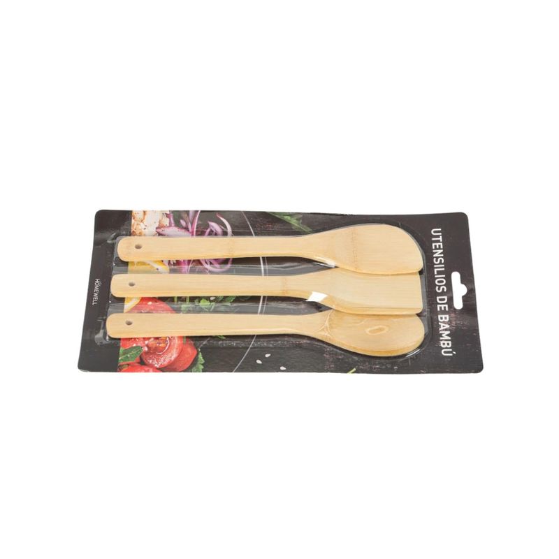 Utensilios De Cocina Bambu 3 Unidades Homewell-1782222738705
