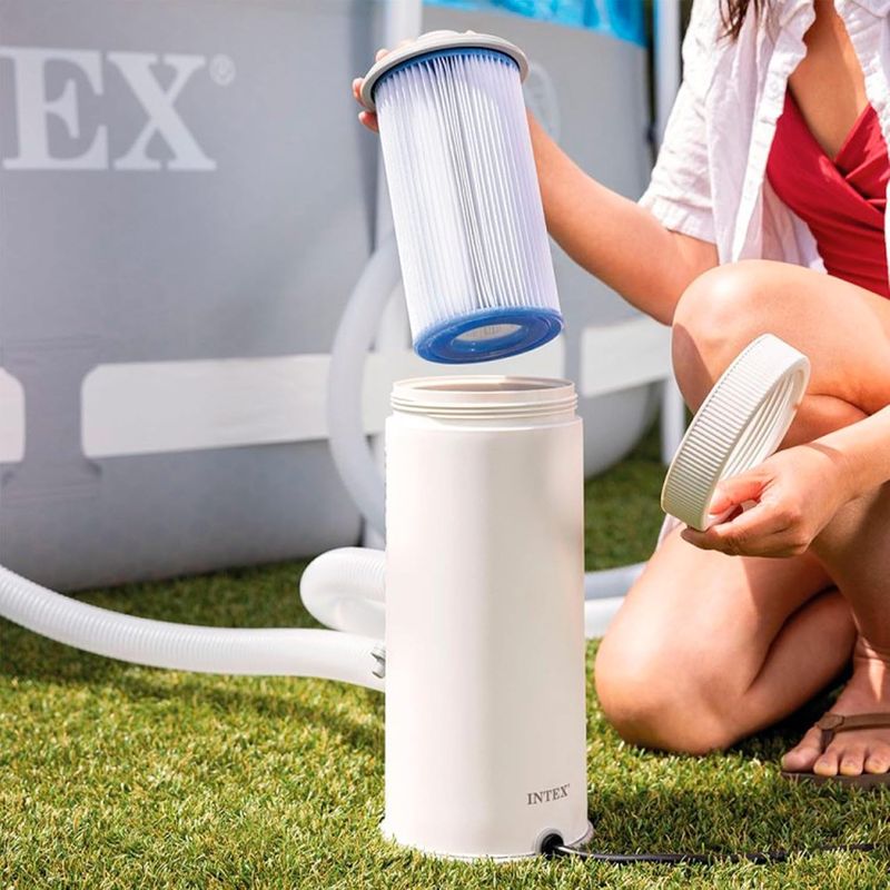 Bomba Para Piscina Con Filtro 3785Lt/Hora 220V Intex-1783011127854