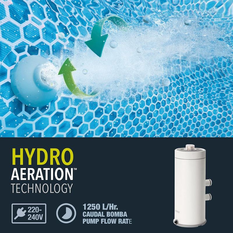 Bomba Para Piscina Con Filtro 3785Lt/Hora 220V Intex-1783011135101