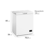 Conservador Horizontal 142 Litros Inverter M150Di Mademsa-1783012704356