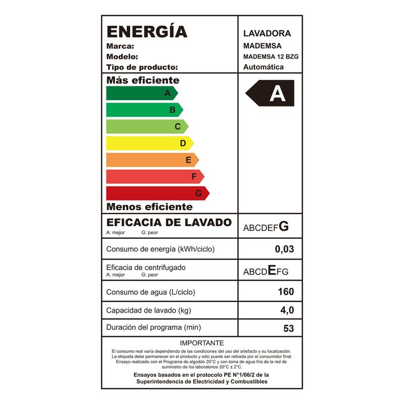 Lavadora Automatica 12 Kilos Fuzzy Carga Superior 12 Bzb Blanca Mademsa-1783017335254