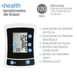 Tensiometro Digital De Brazo Bp1209 Gama-1783021709647