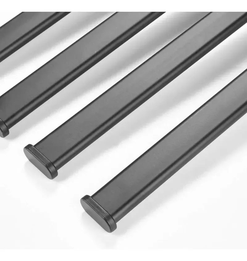 Toallero Giratorio De Pared 4 Barras Negro 33X30X2Cm Casa Viva-1783614273153