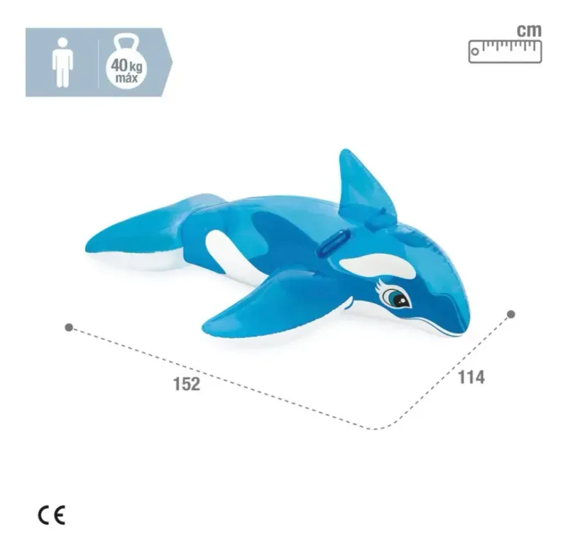 Flotador Inflable 152X114Cm Ballena Intex-1783979219397