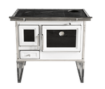 Cocina a Leña Calbuco L 70 Blanca 72X56CM + Kit de Instalación-1742313816305